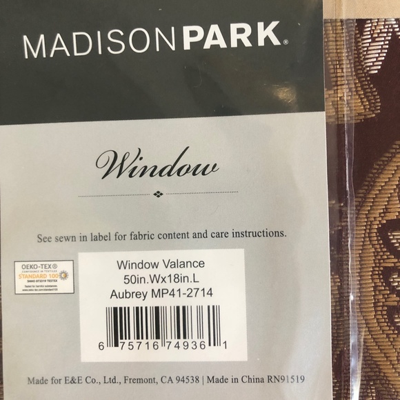 Curtain Valances - NEW - Picture 5 of 14